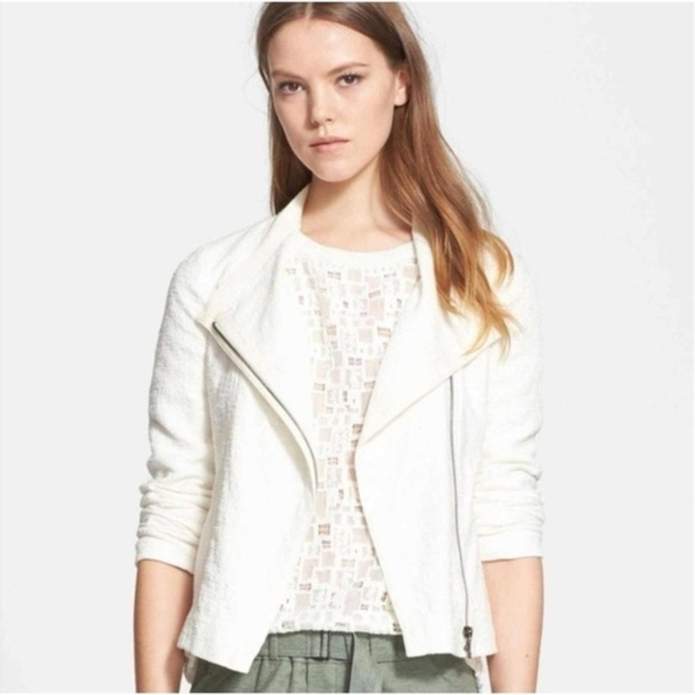 NWOT XL White Vince Jacket